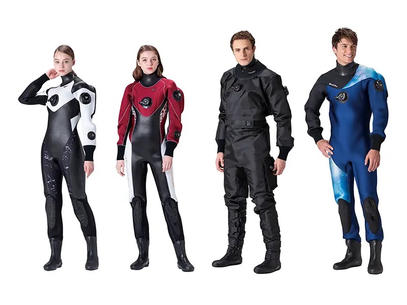 ☆【N-5】Splendido◆ダイビング◆ドライスーツ◆靴サイズ２６cm◆USED品 体験ダイビング | 五島ダイビングセンター・ナイスばでぃー